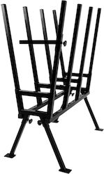 Metal Saw Horse Locking Height Adjustable Steel 77 X 50 X 105 Cm