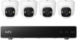 Eufy Σύστημα Παρακολούθησης 4 Καμερών IP 8MP Eufy Σύστημα Παρακολούθησης 4 Καμερών IP 8MP