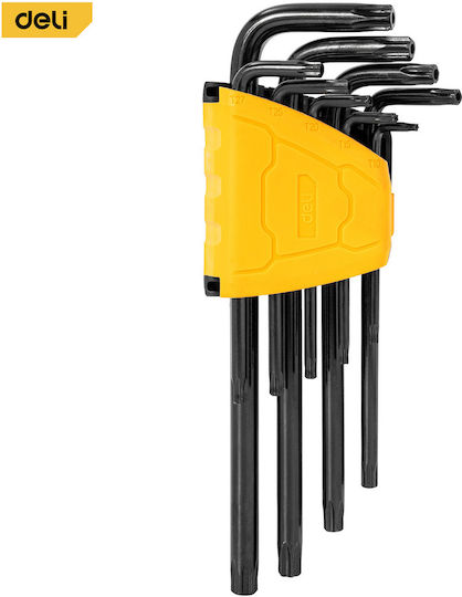 Deli Σετ 9 Κλειδιά Torx