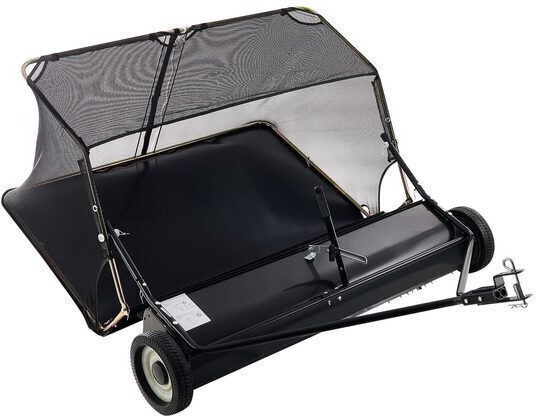 Rasenmäher Bürstenschneider Diverse Teile Anhängbare 132 Cm Arbeitsbreite Sammeltasche