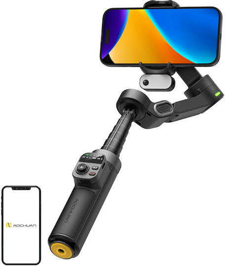 Aochuan X3 Gimbal Handy-Kamera mit 12 Stunden Laufzeit Schwarz
