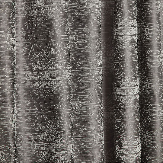 Whitegg Κουρτίνα με Τρουκς K0219 Γκρι 270x280εκ.
