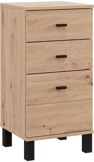 Скриня За Спалня Дървена Almond Artisan Дъб 39x35x78см