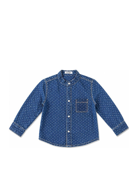 Kinderhemd Langärmelig Denim Denim
