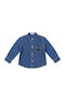 Kinderhemd Langärmelig Denim Denim