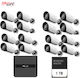 Toshiba 16 Camera Surveillance System IP 1080p with NVR Recorder