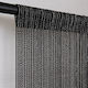 Door Curtain Tassels Decor String Big Glitter 100x200cm Black