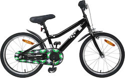 vidaXL 18" Παιδικό Ποδήλατo BMX Μαύρο