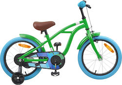 vidaXL 16 Zoll Kinderfahrrad Grün