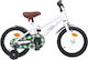 vidaXL 12" Kids' Bicycle Mountain Bike White