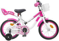 vidaXL 12 Zoll Kinderfahrrad Rosa