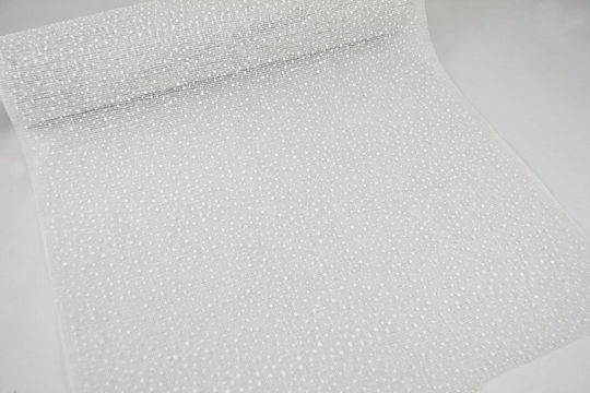LiebeQueen Cotton Decoration Fabric 50x500cm White
