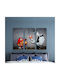 Canvas Painting Mario Mushrooms Banksy Threefold Triptych 60x40 Cm 3 Pieces 20x40cm