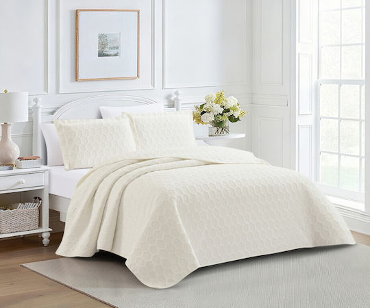 Liolios Home Glenda Подредба Шалтета Екрю 170x240см 2 Бройки