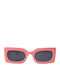 Looks Style Eyewear Unisex Γυαλιά Ηλίου με Ροζ Σκελετό και Ροζ Φακό 74aez-08805