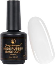 Fengshangmei No. 15 Top & Base Coat Rubber 15ml Milky White