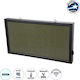 Dsplay Scrollende LED-Schild Einseitig Wasserdicht 96x48cm Weiß