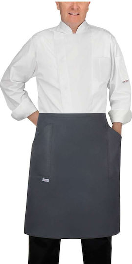 Egochef Catering-Schürze für Kellner Taille Grau