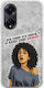 Epic Quotes Case I'm Not The Bad One Oppo A98 5g Flexible TPU Transparent Silicone