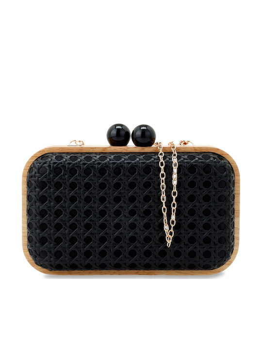 4queens Straw Women's Handbag Black