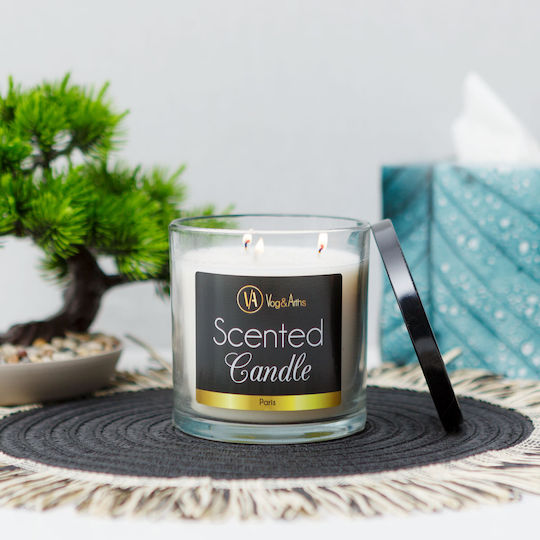Lumânare Aromatică în Borcan cu Miros de Nucă de Cocos 350gr