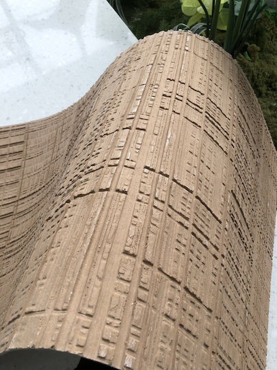 Panouri Decorative 3D De Perete Cu Adeziv Gri 60x120cm