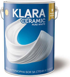 Klara Πλαστικό Χρώμα Ακρυλικό White