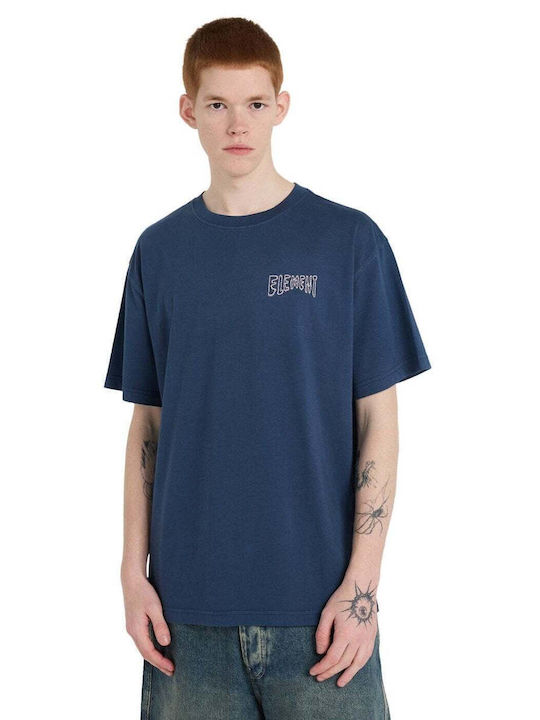 Element Tricou Denim Închis