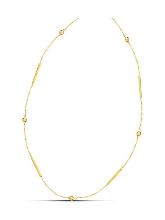Themelidis Jewels Vergoldete Halskette aus 14K Gold