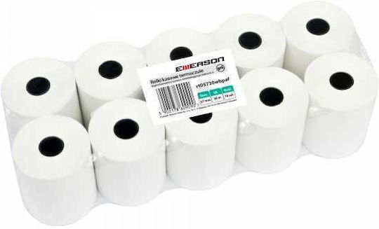 Thermal Fax Cash Register Tape with Length 30m 50gr/m² 10 Pieces