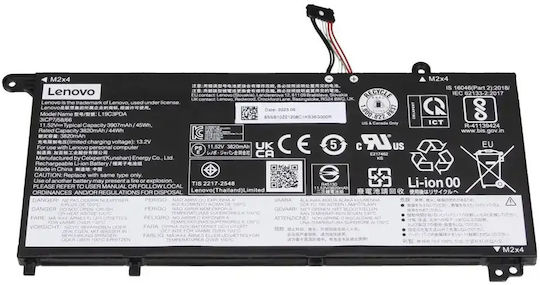 Original Lenovo L19c3pda Li-ion Battery 3907mah 3 Cells 11.52v