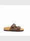 Women's Flat Sandals Brown