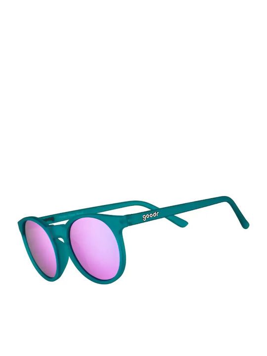 Goodr Unisex Sunglasses With Turquoise Frame G00781-CG-01-Teal