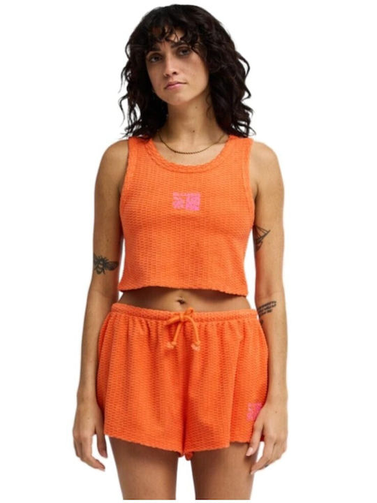 Women's Sleeveless Blouse Orange