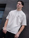 Bluza Tricou Cu Mânecă Scurtă Ecru