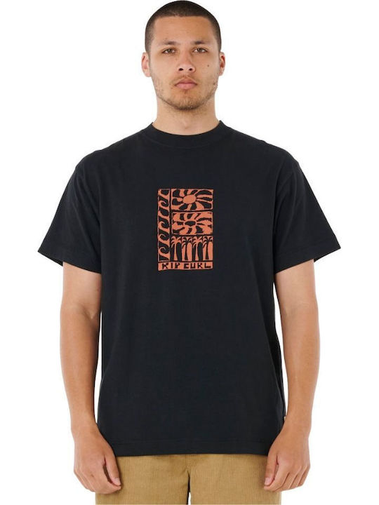 Herrenblusen T-Shirt Schwarz