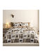Подредба Пликове За Завивки 200x220см Двойна С 2 Калъфки За Възглавници И 1 Чаршаф