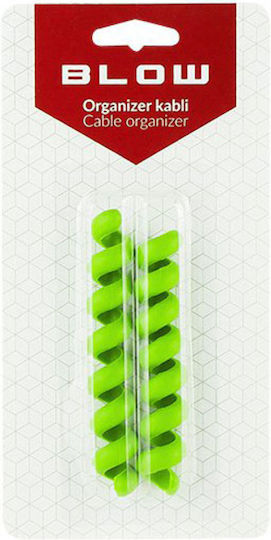 293349 Kabelspiralschläuche Organizer Grün Set 5 Stücke