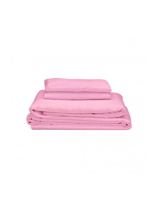 Rebeka Home Плик За Завивка 100% Памук Двойна 200x220 Pink