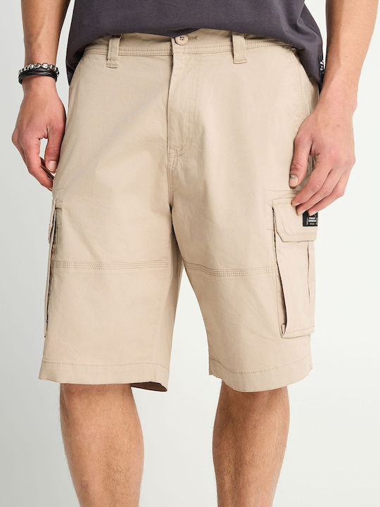 Funky Buddha Men's Cargo Bermuda Gray