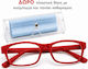 Panora Lesebrillen +3.00 in Rote Farbe 14803