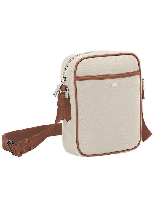 Boss Dakkar Men's Shoulder / Crossbody Bag Beige