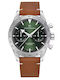 Pagani Design Ceas Barbatesc 40mm Cronograf Cu Baterie Cu Curea Din Piele Maro