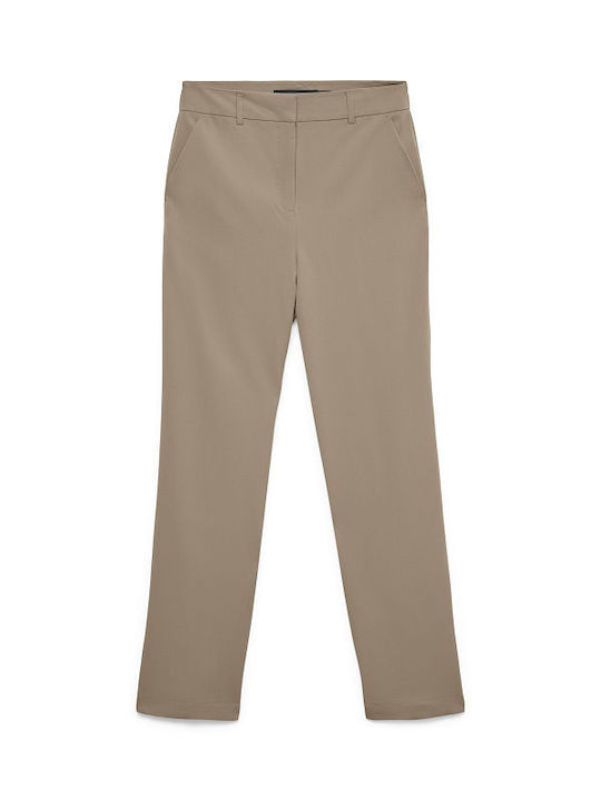 Vero Moda Women's Fabric Trousers in Straight L...