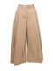 Women's High Waist Beige Pantaloons