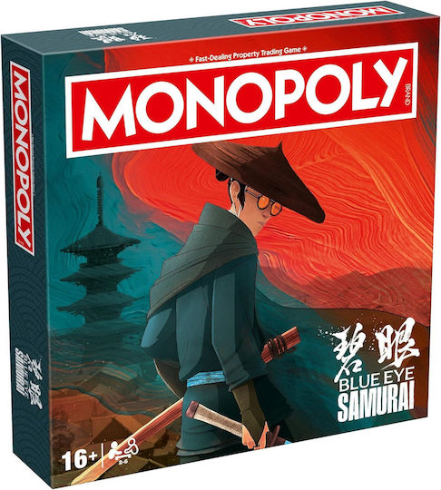 Επιτραπέζιο Παιχνίδι Monopoly Blue Eye Samurai για 2-6 Παίκτες 16+ Ετών WIN6015 (EN) Winning Moves