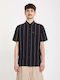 Short Sleeve Cotton Shirt Black