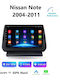 Car Audio System for Nissan Note 2004-2011 Bluetooth USB WiFi GPS Apple CarPlay Android Auto with 9" Touch Screen