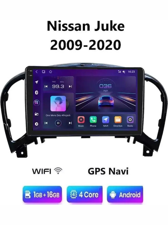 Car Audio System for Nissan Juke 2009-2020 Bluetooth USB WiFi GPS Apple CarPlay Android Auto with 9" Touch Screen