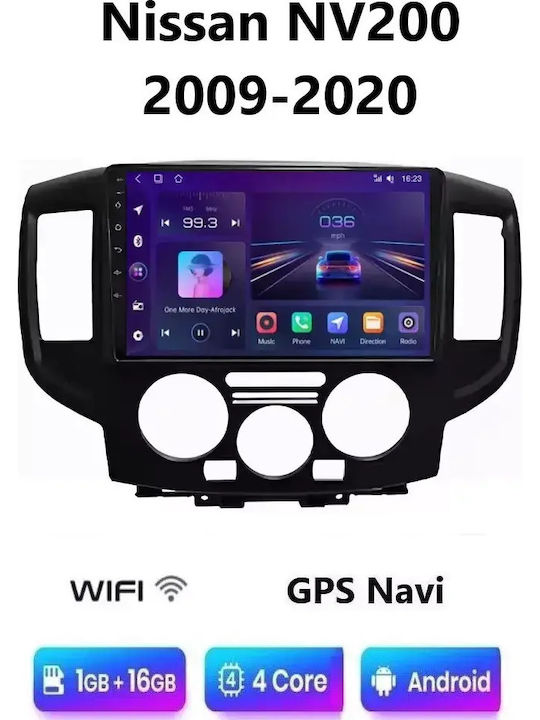 Car Audio System for Nissan NV200 2009-2020 Bluetooth USB WiFi GPS Apple CarPlay Android Auto with 9" Touch Screen